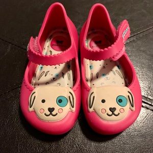 Zaxy pink dog shoes